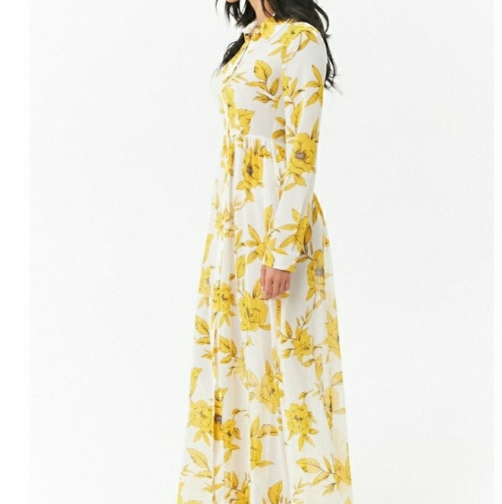 IN SEARCH OF FOREVER 21 CHIFFON DRESS